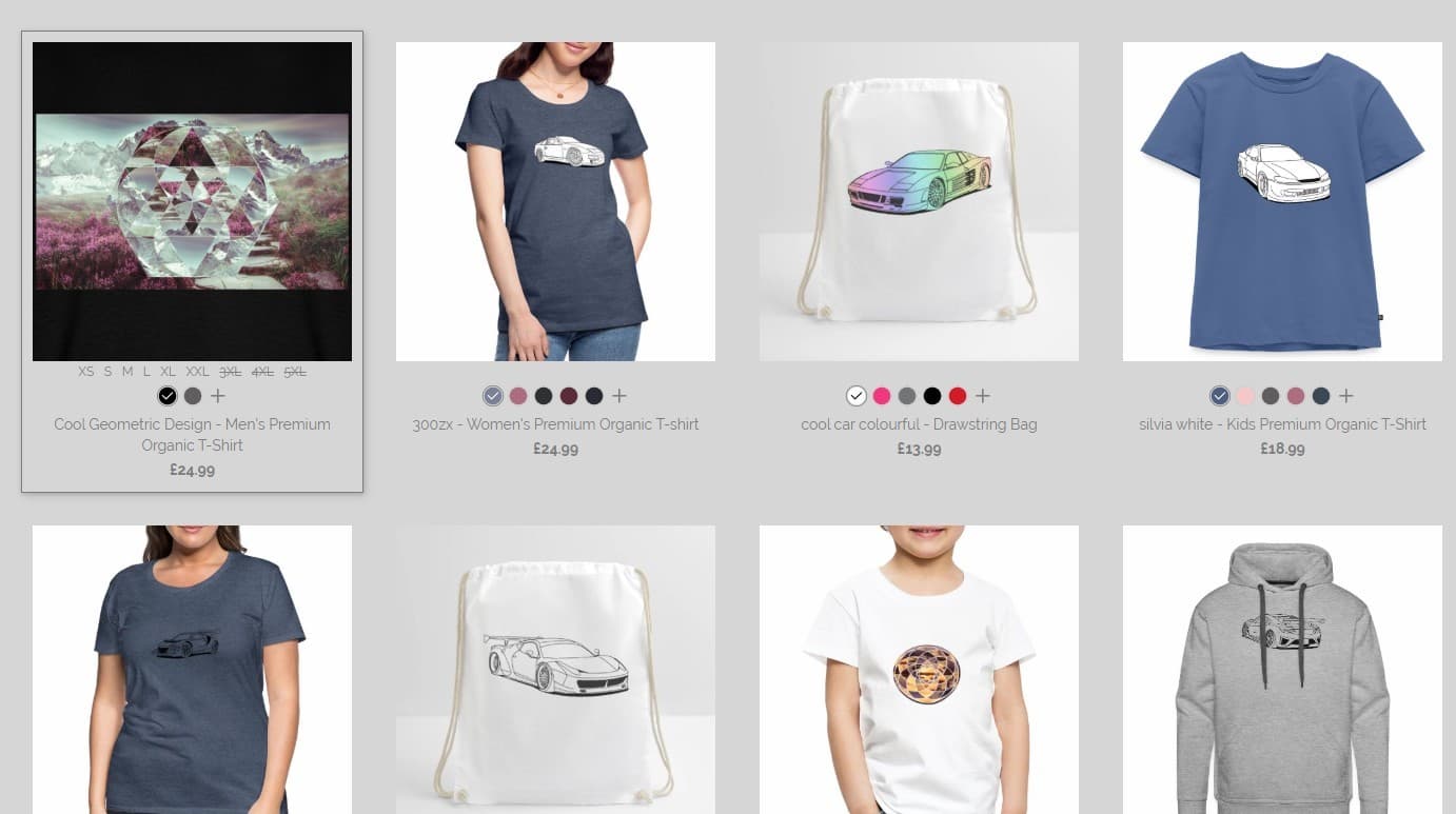 T-Shirt Designs (& Other Products) project preview